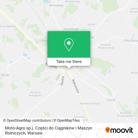 Moto-Agro sp.j. Części do Ciągników i Maszyn Rolniczych map