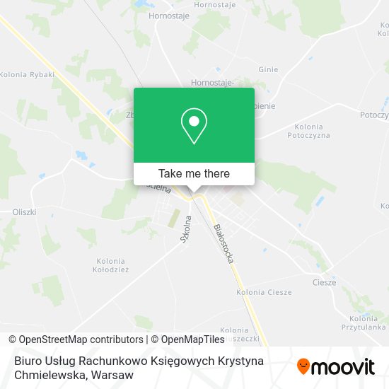 Biuro Usług Rachunkowo Księgowych Krystyna Chmielewska map