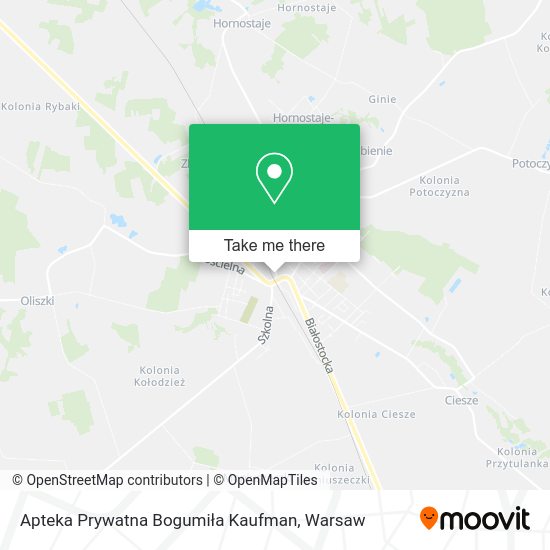 Apteka Prywatna Bogumiła Kaufman map