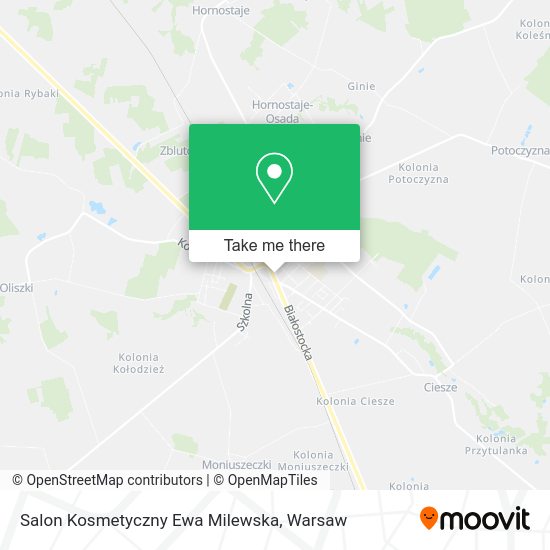 Salon Kosmetyczny Ewa Milewska map