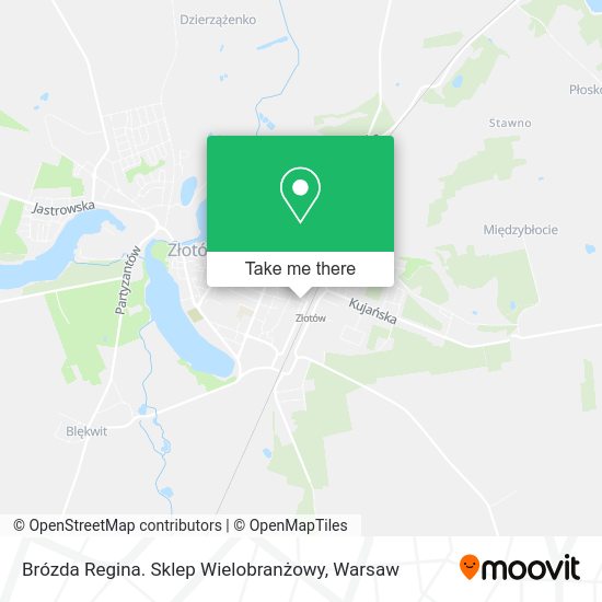 Brózda Regina. Sklep Wielobranżowy map