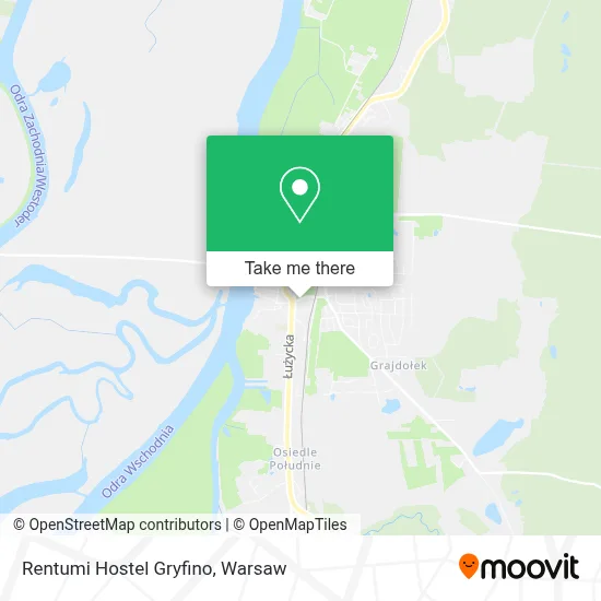 Rentumi Hostel Gryfino map