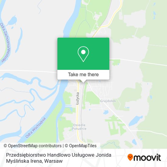 Przedsiębiorstwo Handlowo Usługowe Jonida Myślińska Irena map