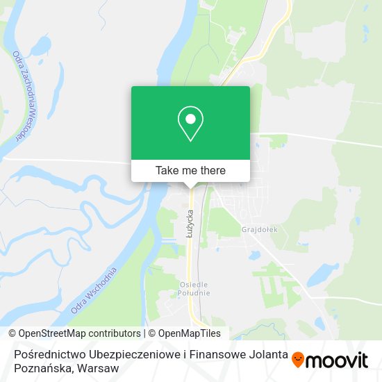 Pośrednictwo Ubezpieczeniowe i Finansowe Jolanta Poznańska map