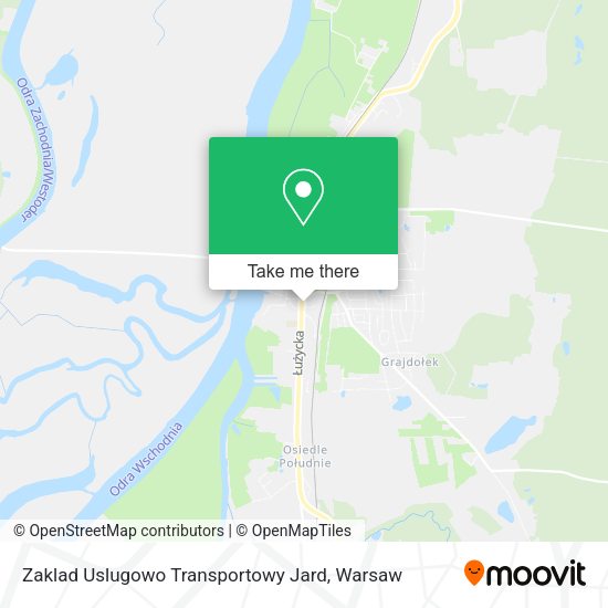 Zaklad Uslugowo Transportowy Jard map