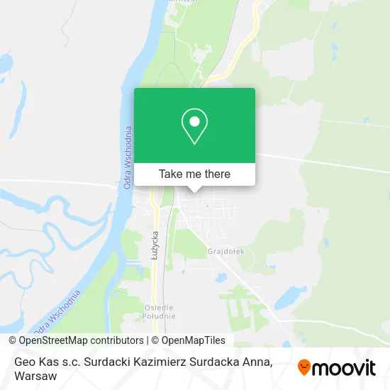 Карта Geo Kas s.c. Surdacki Kazimierz Surdacka Anna