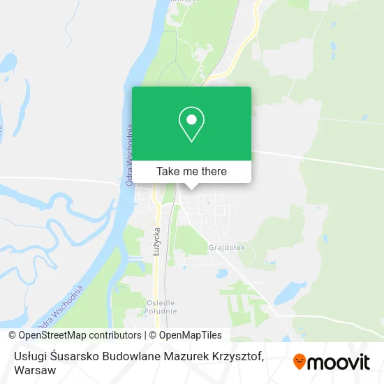 Usługi Śusarsko Budowlane Mazurek Krzysztof map