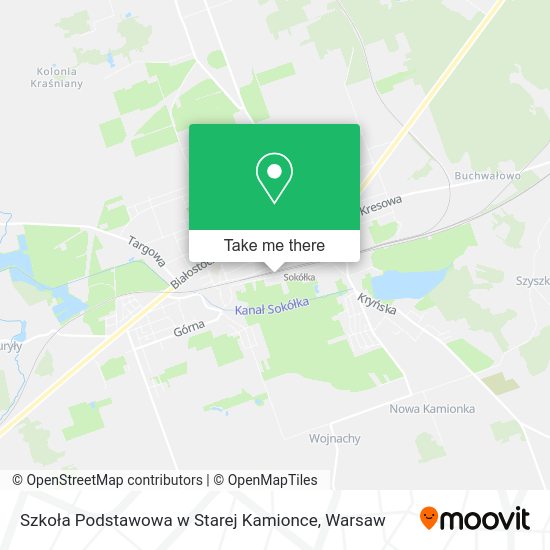 Szkoła Podstawowa w Starej Kamionce map