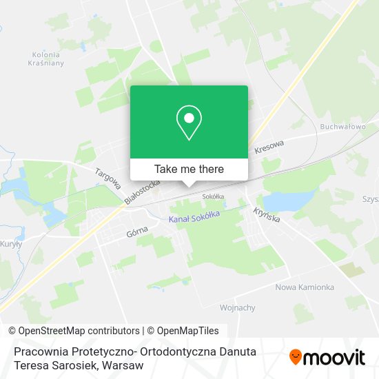 Pracownia Protetyczno- Ortodontyczna Danuta Teresa Sarosiek map