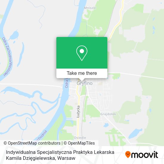 Indywidualna Specjalistyczna Praktyka Lekarska Kamila Dzięgielewska map