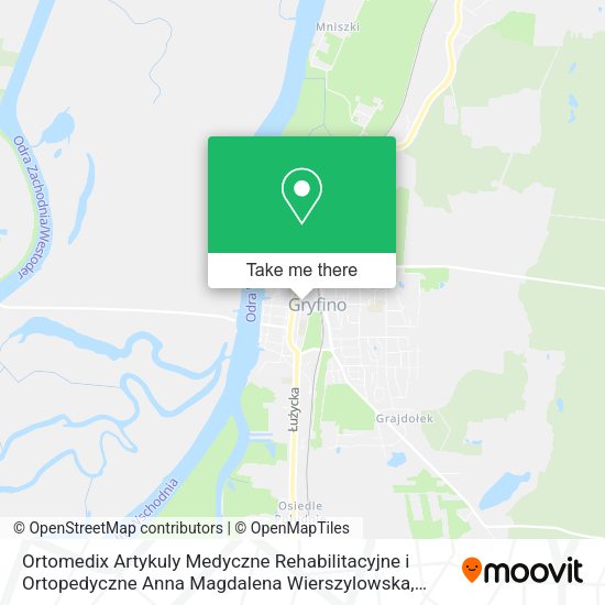 Ortomedix Artykuly Medyczne Rehabilitacyjne i Ortopedyczne Anna Magdalena Wierszylowska map