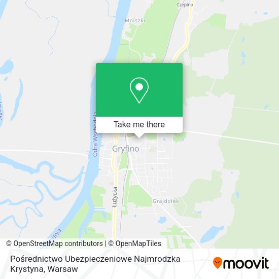 Pośrednictwo Ubezpieczeniowe Najmrodzka Krystyna map