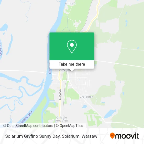 Карта Solarium Gryfino Sunny Day. Solarium