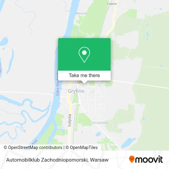 Карта Automobilklub Zachodniopomorski