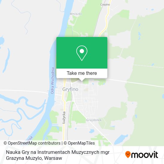 Nauka Gry na Instrumentach Muzycznych mgr Grazyna Muzylo map