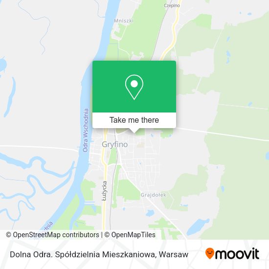 Dolna Odra. Spółdzielnia Mieszkaniowa map