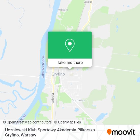 Uczniowski Klub Sportowy Akademia Pilkarska Gryfino map