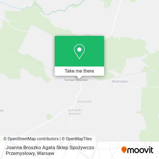 Joanna Broszko Agata Sklep Spożywczo Przemysłowy map