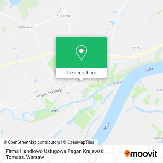 Firma Handlowo Usługowa Pagan Krajewski Tomasz map