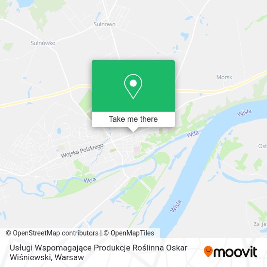 Usługi Wspomagające Produkcje Roślinna Oskar Wiśniewski map