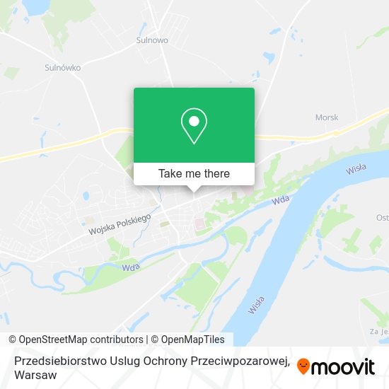 Przedsiebiorstwo Uslug Ochrony Przeciwpozarowej map