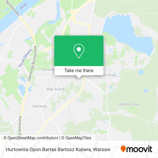 Hurtownia Opon Bartas Bartosz Kubera map