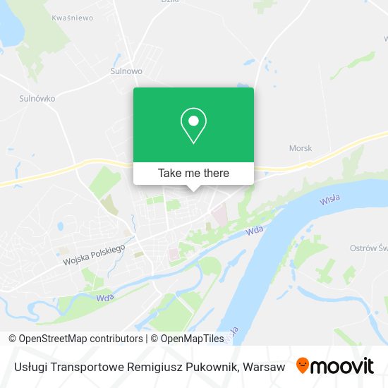 Usługi Transportowe Remigiusz Pukownik map