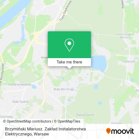 Brzymiński Mariusz. Zakład Instalatorstwa Elektrycznego map