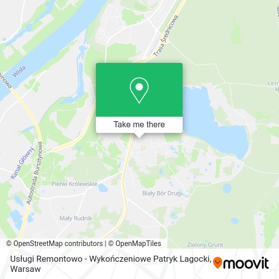 Usługi Remontowo - Wykończeniowe Patryk Lagocki map