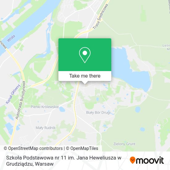 Szkoła Podstawowa nr 11 im. Jana Heweliusza w Grudziądzu map