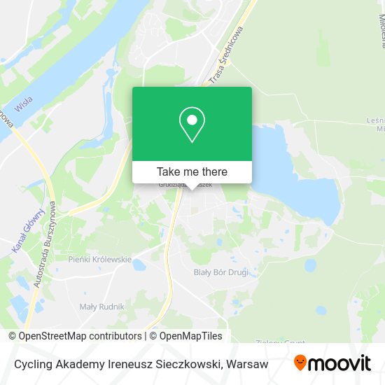 Cycling Akademy Ireneusz Sieczkowski map