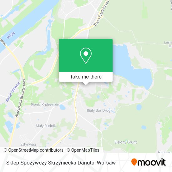 Sklep Spożywczy Skrzyniecka Danuta map