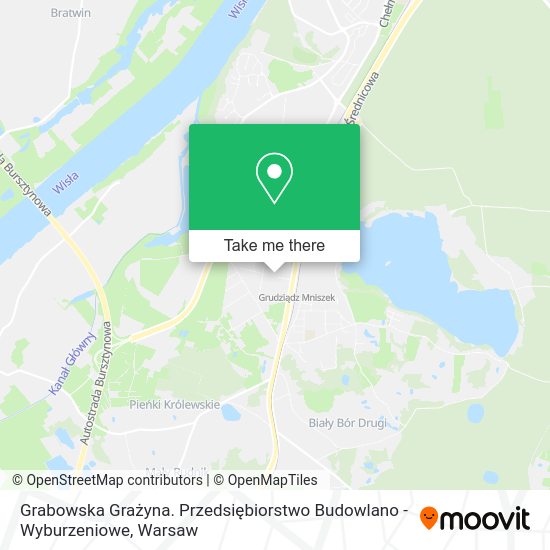 Grabowska Grażyna. Przedsiębiorstwo Budowlano - Wyburzeniowe map