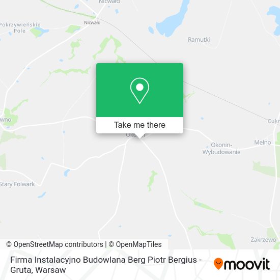 Firma Instalacyjno Budowlana Berg Piotr Bergius - Gruta map