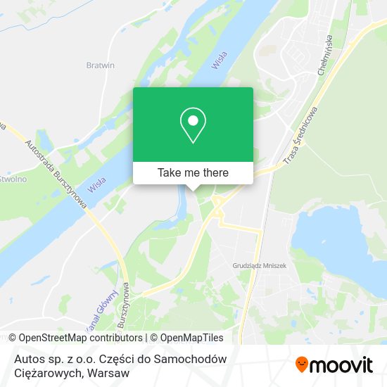 Autos sp. z o.o. Części do Samochodów Ciężarowych map