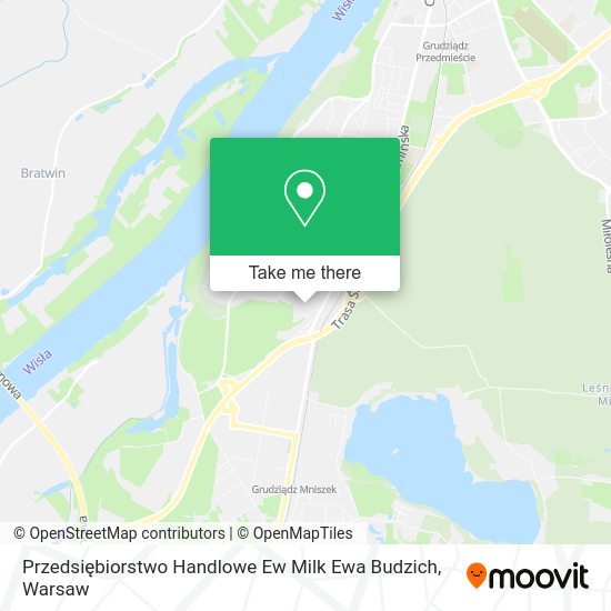 Przedsiębiorstwo Handlowe Ew Milk Ewa Budzich map