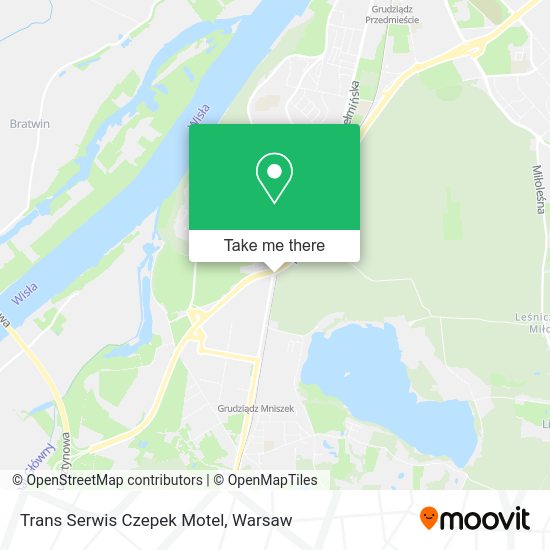 Trans Serwis Czepek Motel map