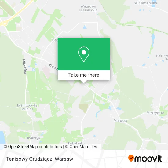 Карта Tenisowy Grudziądz