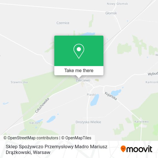 Sklep Spożywczo Przemysłowy Madro Mariusz Drążkowski map