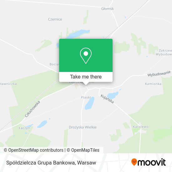 Spółdzielcza Grupa Bankowa map