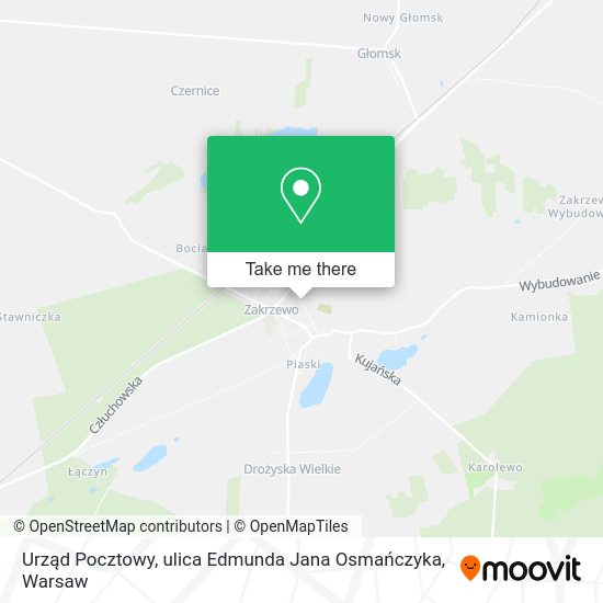 Urząd Pocztowy, ulica Edmunda Jana Osmańczyka map