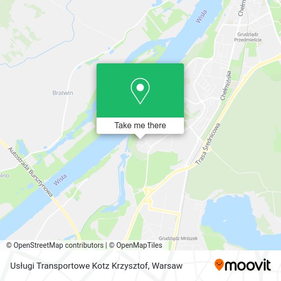 Usługi Transportowe Kotz Krzysztof map