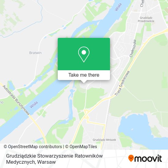 Grudziądzkie Stowarzyszenie Ratowników Medycznych map