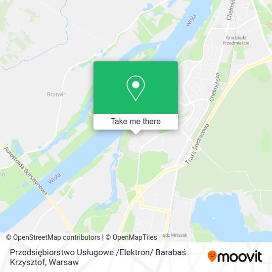 Przedsiębiorstwo Usługowe /Elektron/ Barabaś Krzysztof map