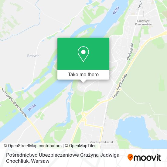 Pośrednictwo Ubezpieczeniowe Grażyna Jadwiga Chochliuk map