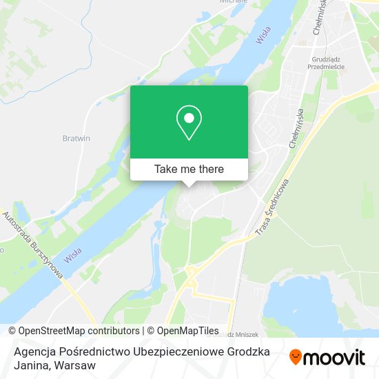 Agencja Pośrednictwo Ubezpieczeniowe Grodzka Janina map