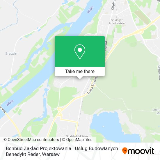 Benbud Zakład Projektowania i Usług Budowlanych Benedykt Reder map