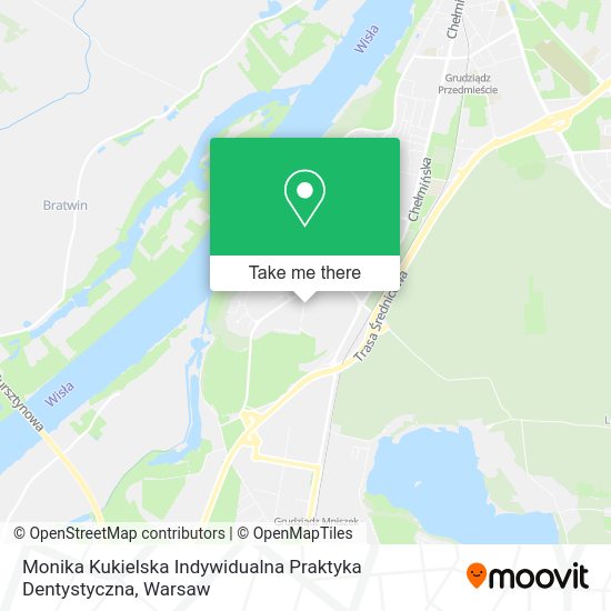 Monika Kukielska Indywidualna Praktyka Dentystyczna map