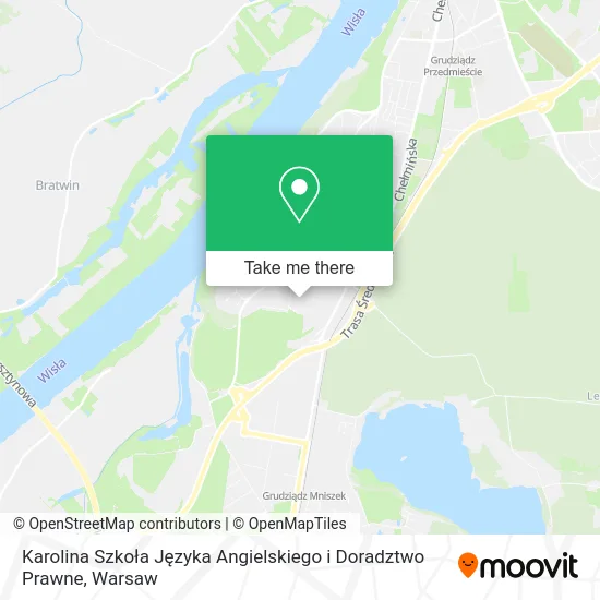 Карта Karolina Szkoła Języka Angielskiego i Doradztwo Prawne