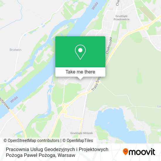 Pracownia Usług Geodezyjnych i Projektowych Pożoga Paweł Pożoga map